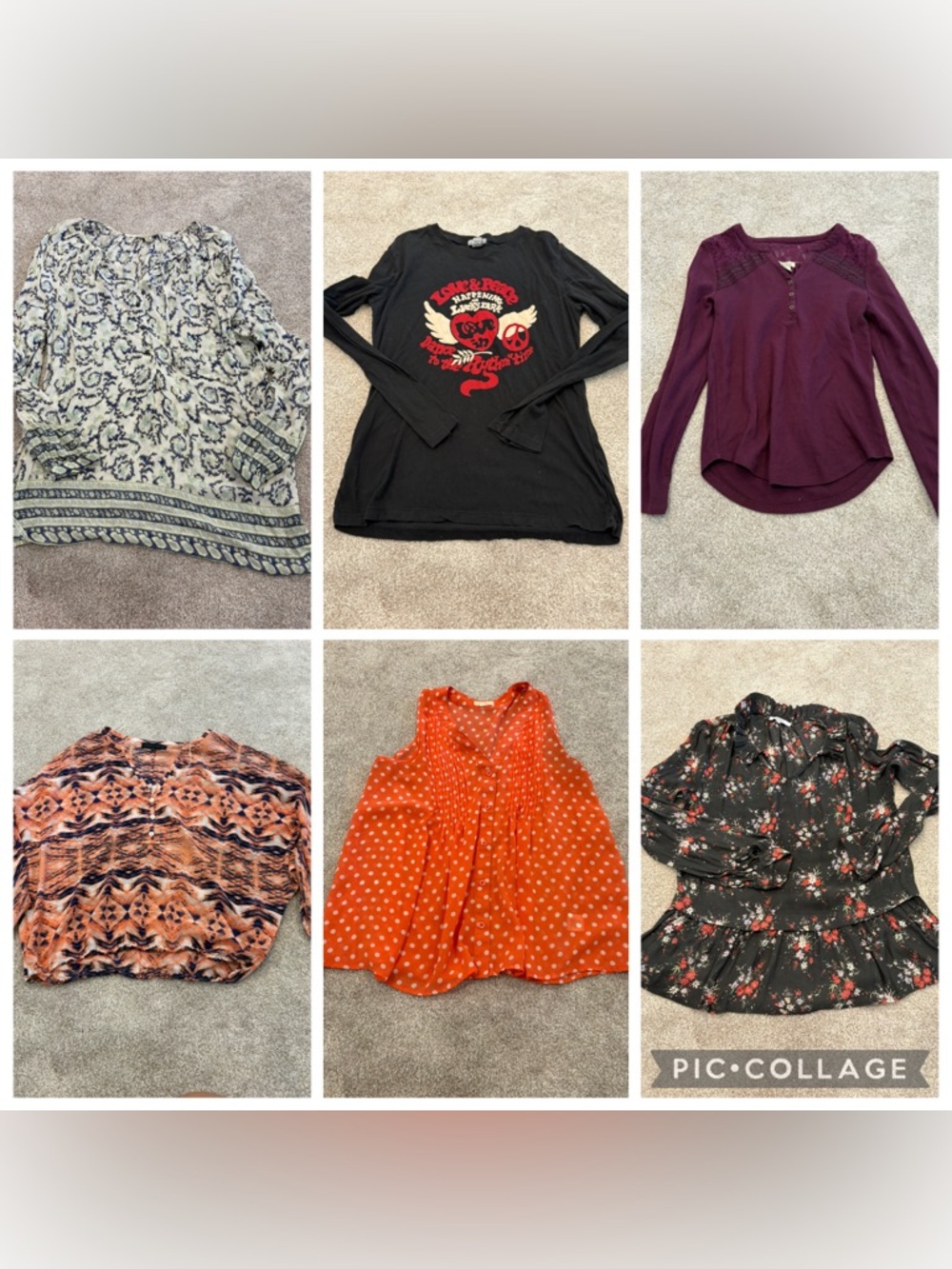 Lucky Brand/Rode/sanctuary Women top blouses size Medium